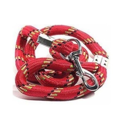 Super Dog Nylon Special Rope Leash Red and Yellow 